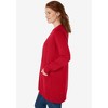 Woman Within Plus Size Perfect Longer-Length Cotton Cardigan - 4 of 4