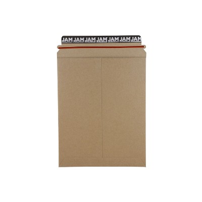 JAM Paper Stay-Flat Photo Mailer Envelopes 9x11.5 Kraft Self-Adhesive Closure 8866643B