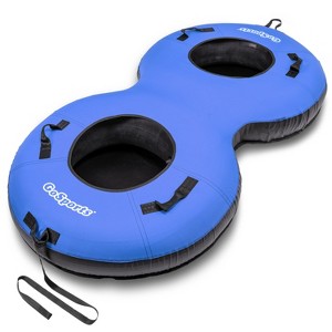 GoSports Heavy-Duty 2 Person Winter Snow Tube with Premium Canvas Cover - 1 of 4