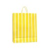 Extra Large Striped Gift Bag White/Yellow - Spritz™ - 3 of 3