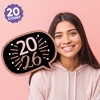 Big Dot of Happiness Rose Gold Happy New Year - 2026 New Year's Eve Party Photo Booth Props Kit - 20 Count - 3 of 4