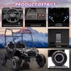 24V 2 Seater Ride On UTV Car, 4WD Electric Off-Road Truck with Sun Shade, Side By Side Battery Powered Toy Car with Remote Control, Music, Lights - 3 of 4
