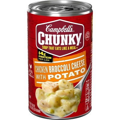 Campbell's Chunky Chicken Broccoli Cheese with Potato Soup - 18.8oz