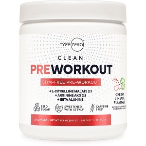 Type Zero Nitric Oxide Boosting Pre-Workout (21 Servings, Cherry Limeade) - 1 of 4