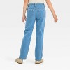 Girls' Mid-Rise Denim Straight Jeans - Cat & Jack™ - 2 of 3