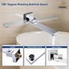 CASAINC 1-Handle 3-Spray Pattern 10 Inches Wall Mount Shower Set Shower Head Tub and Shower Faucet (Valve Included) - 2 of 4