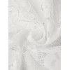 INSPIRE CHIC Women's Tie Front Ruffled Hem Floral Lace Sheer Crop Bolero Shrug - 4 of 4