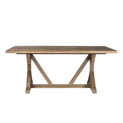 Carolina Lakes Trestle Dining Table Gray - Liberty Furniture