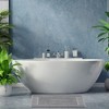 White Classic Cotton Bath Mat Floor Towel [Not a Rug] 2-Pack - 22x34" - 4 of 4
