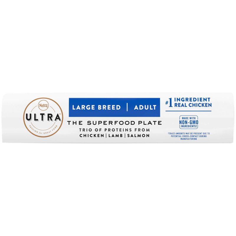 Nutro Ultra Superfood Plate Chicken, Lamb & Salmon Large Breed Adult Dry Dog Food, 4 of 8