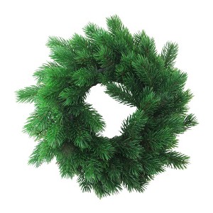 Northlight 12" Unlit Green Pine Artificial Christmas Wreath - 1 of 3