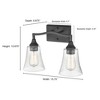 Millennium Lighting Caily 2 - Light Vanity in  Matte Black - 4 of 4