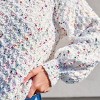 Women's Confetti Knit Round Neck Long Sleeve Sweater - Cupshe - image 2 of 4