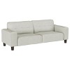Evoke Greige Polyester Tufted Sofa - 2 of 4