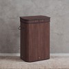 19-Gallons Laundry Hamper with Lid, Bamboo Laundry Basket, Removable Machine Washable Laundry Basket Chestnut Brown - 3 of 4