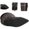 BLISSFUL STEP Pointed Toe Rivets Stiletto High Heel Knee High Dress Boots for Women - 4 of 4