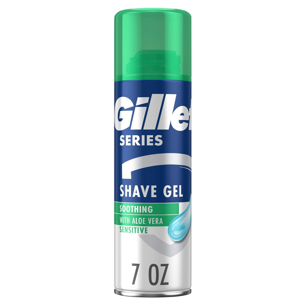 Photos - Shaving Foam / Shaving Cream Gillette Series Sensitive Soothing with Aloe Vera Men's Shave Gel - 7oz 
