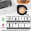 FAAYFIAN Coffee Mug Warmer, Electric Beverage Warmer Plate for Desk, Cup Warmer for Coffee, Tea, Milk & Hot Chocolate - 3 of 4