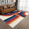 COZONY Washable Runner Mat, Non-Slip Low Pile, Abstract Pattern Rug for Hallway, Kitchen, Laundry Room - 2 of 4