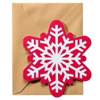 10ct Snowflake Blank Christmas Cards