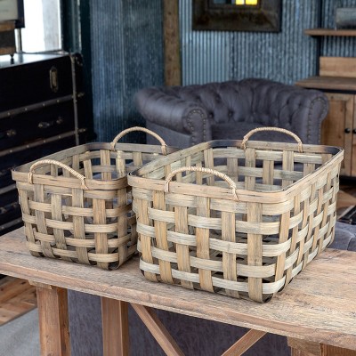 Park Hill Collection Tobacco Storage Baskets