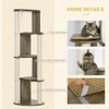 Lyngins 65 Inch Corner Cat Tower,Cat Tree with Scratching Post,Small-Fit Kitten Tower with Sisal for Climbing,Cream White - 2 of 3