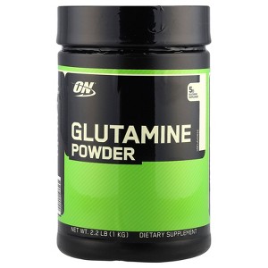 Optimum Nutrition Glutamine Powder, Unflavored, 2.2 lbs (1 kg) - 1 of 2