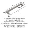 Amerock Monument Cabinet or Drawer Pull - 4 of 4