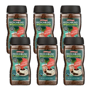Highground Organic Fairtrade Instant Decaf Coffee - Case of 6/3.53 oz - 1 of 4