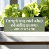 Slickblue Western Style Courage Quote Sign, 3.5x10 Rustic Pine Wall Décor, Multiple Colors - 2 of 3