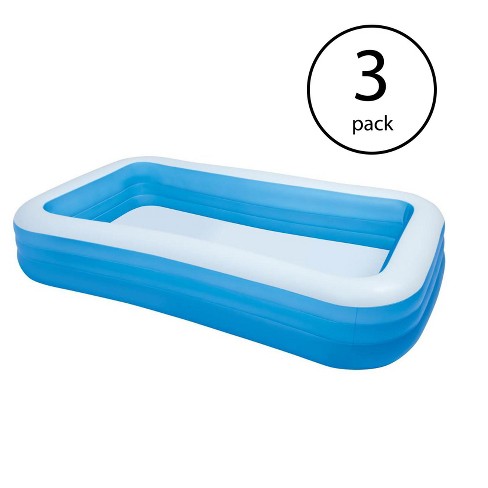 H2ogo Rectangular Family Pool Large Paddling Pool Garden Swimming Pool Baby Paddling Pool