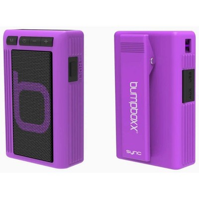 Bumpboxx Retro Pager Beeper | Outdoor Portable Bluetooth Speaker -Purple - Manufacturer Refurbished