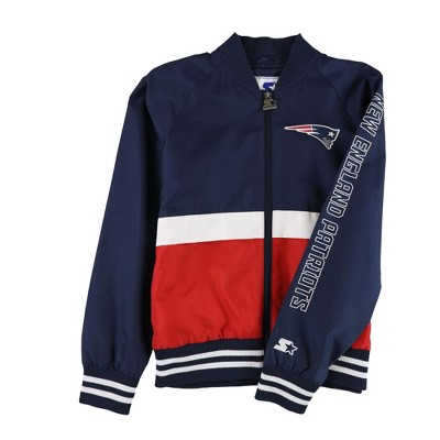 STARTER Womens New England Patriots Bomber Jacket