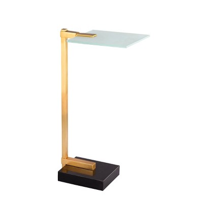 Remy Drink Table Gold/Black - Carolina Chair & Table