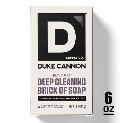 Duke Cannon Supply Co. Heavy Grit Deep Cleaning Brick of Soap for Men - 6oz