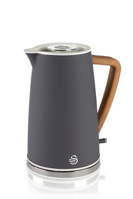 1.7 L Electric Kettle With Thin Chrome Trim Band - Painted Stainless Steel  - Figmint™ : Target