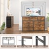 GustoWave TV Stand for 55 Inch TV, Entertainment Center with 10 Drawers for Living Room, Closet, Entryway, Hallway - 4 of 4