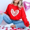 Simply Sage Market Women's Graphic Sweatshirt Heart Scribble - 2 of 4