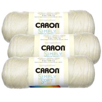  Caron Simply Soft Yarn Solids (3-Pack) Iris H97003-9747 : Arts,  Crafts & Sewing