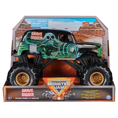 Monster Jam 1:24 Scale Collector Diecast Truck - Grave Digger : Target