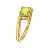 Ross-Simons 0.80 Carat Peridot Ring in 18kt Gold Over Sterling - 3 of 4