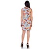 24seven Comfort Apparel Petite Paisley Print Sleeveless Shift Dress - 3 of 4
