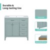 Whisen 36" Bathroom Vanity with Sink Combo, Elegent Bathroom Cabinet with Drawers - 3 of 4