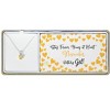 Stay Forever Young November Birthday Girl Yellow Heart Pendant 18 Inch Silver Plated Birthstone Necklace in Jewelry Box - 3 of 3