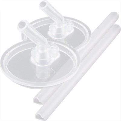 Thermos Foogo 10 oz. Bottle Replacement Straw Set 2-Pack - Clear