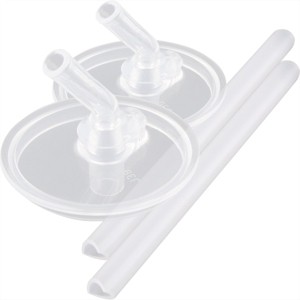 Thermos Foogo 10 oz. Bottle Replacement Straw Set 2-Pack - Clear - 1 of 2