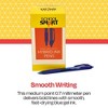 School Smart Retractable Hybrid Gel and Ink Pens, Blue, Pack of 48 - 4 of 4