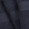 Modern Solid Classic Luxury Cotton 3 Piece Bath, Face, and Hand Towel Set by Blue Nile Mills - 3 of 4