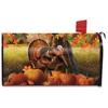 Briarwood Lane Harvest Turkey Fall Magnetic Thanksgiving Mailbox Cover Autumn Pumpkins Standard - 3 of 3