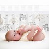 Sweet Jojo Designs Gender Neutral Unisex BreathableBaby Breathable Mesh Crib Liner Serengeti Animals Beige Tan White - 3 of 4